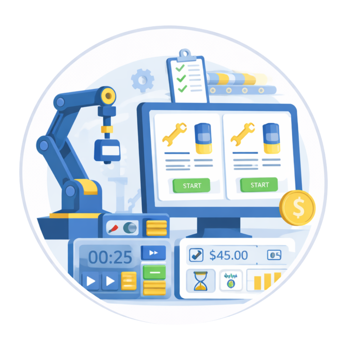 Робочі центри та виробничі опера